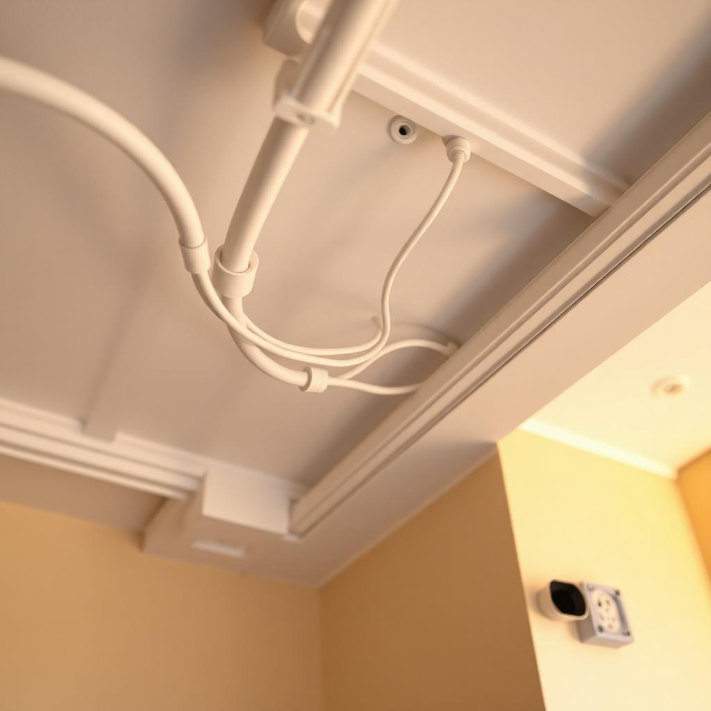 Conduit Installation — Concealed conduit runs laid to standard on a new build.